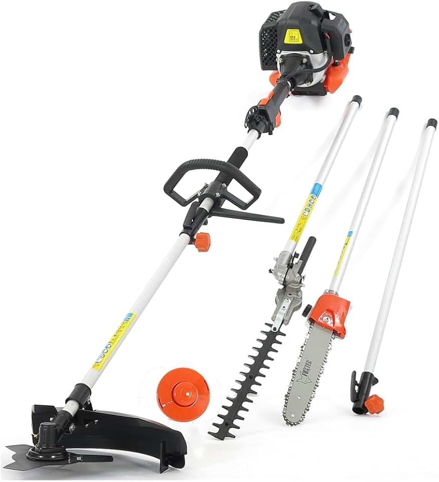 etevert - débroussailleuse 52cm³ 3CV, multifonction thermique, rallonge 1m, FX-MT152E