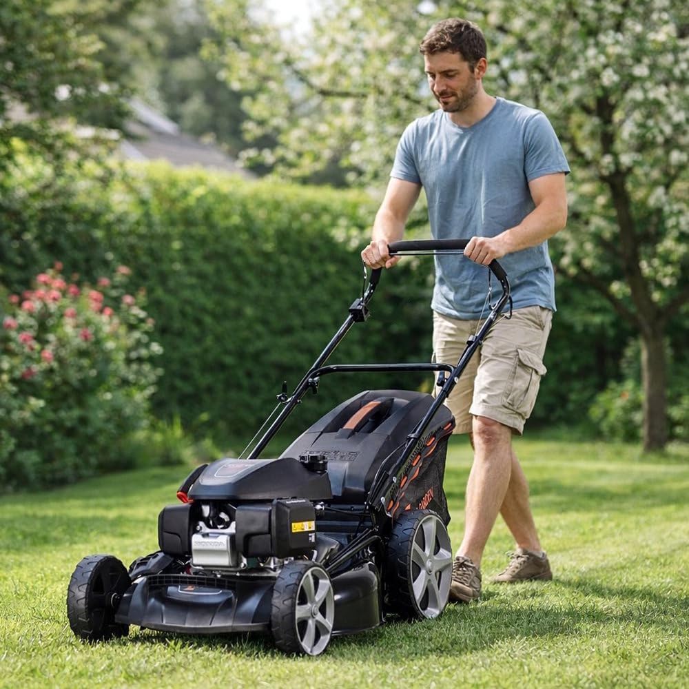 etevert - tondeuse tractée - 170 cm³ - moteur GCV 170