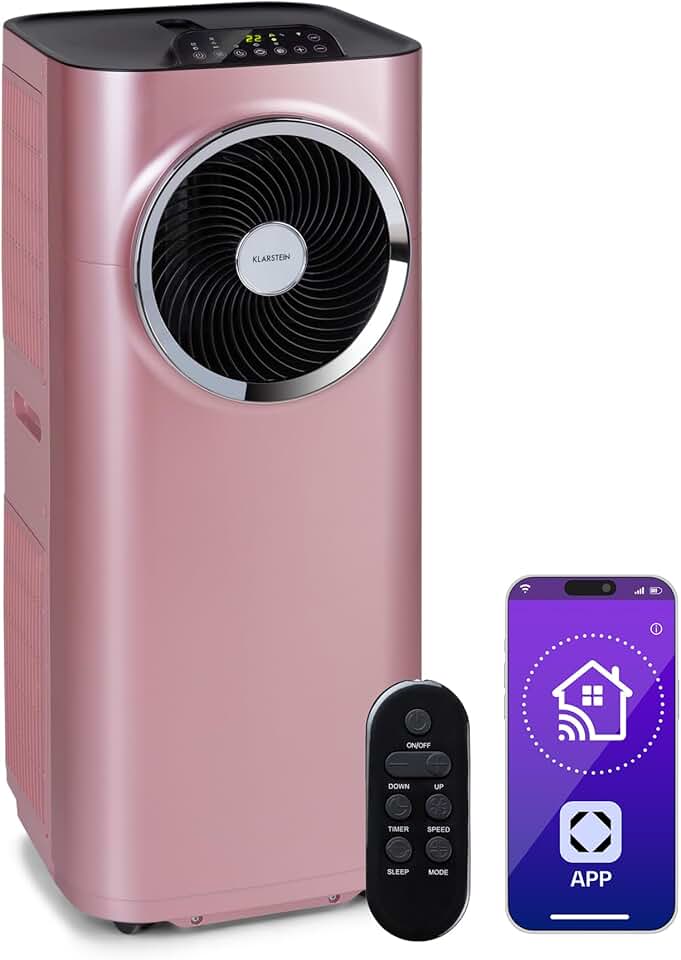 etevert - Kraftwerk Smart 10K - 29-49 m², 50 dB, 23 l/h, 440 m³/h, télécommande, kit fenêtre