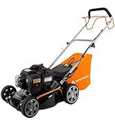 etevert - Tondeuse à gazon Thermique 125cc - Largeur de coupe41cm avec Moteur àessence Briggs ...