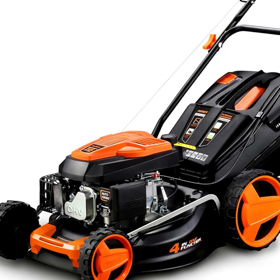 etevert - tondeuse thermique autotractée série FX, 46cm, mulching, 50L, FX-RM4646