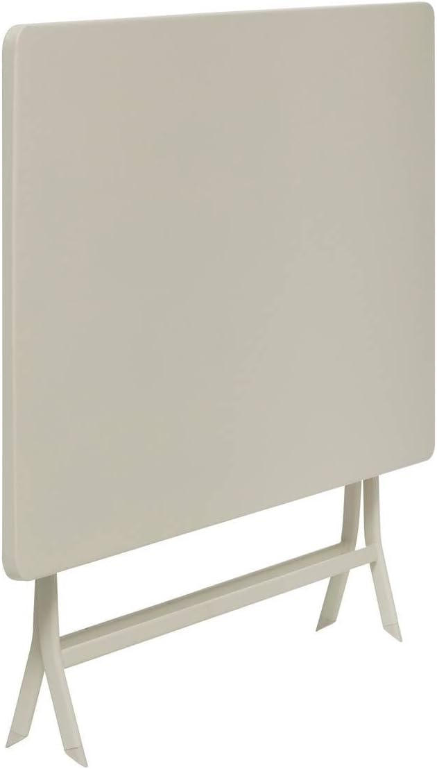 etevert - Greensboro pliante rectangle 4 places - acier renforcé - 110x70 cm