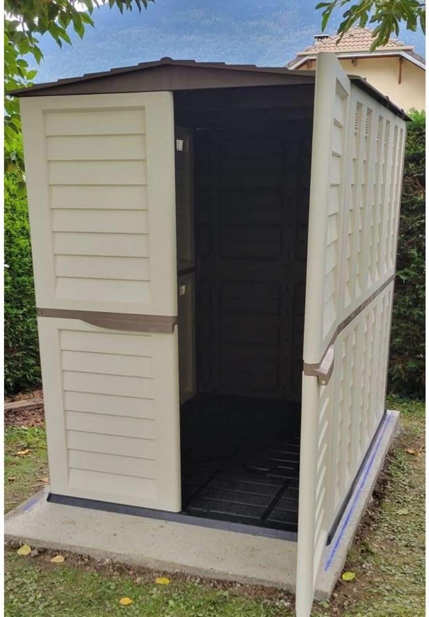 etevert - Abri de Jardin XL 3,14m², double paroi, anti-UV, 5500L