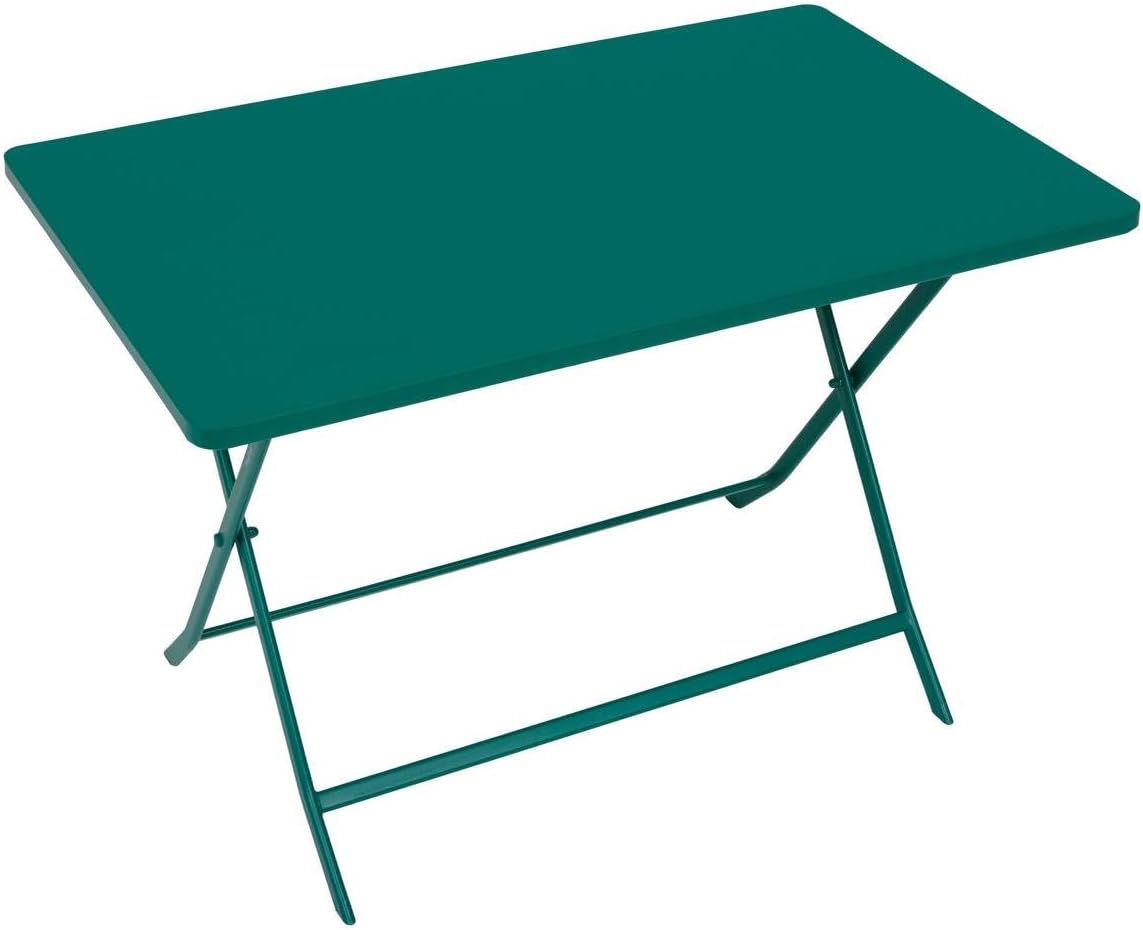 etevert - Greensboro Opale - rectangulaire pliante 4 places - acier antirouille renforcé