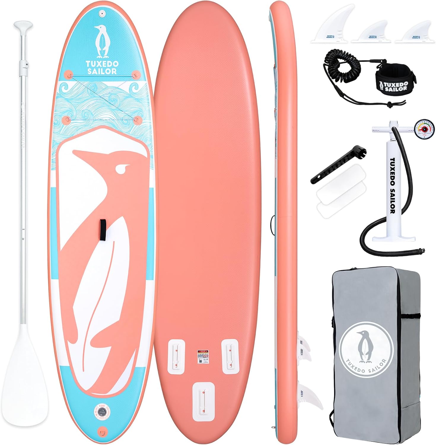 etevert - Paddle Gonflable Adulte - SUP 320 cm - avec accessoires complets