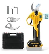etevert Sécateur électrique sans fil, compatible avec les batteries etevert 18 V, 20 V, LCD Dis...