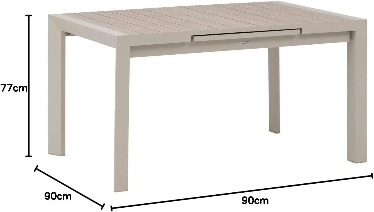 etevert - Evasion - 8 places extensible - aluminium effet bois