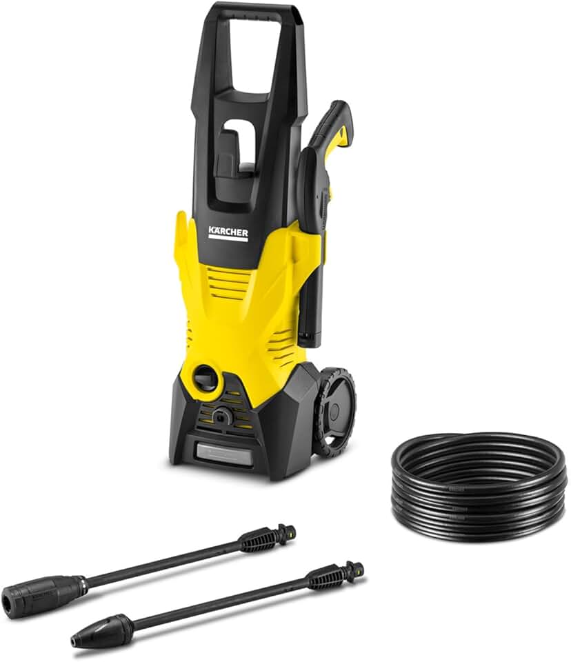 etevert - K 3 - 25 m²/h, 120 bars, débit 380 l/h - pistolet & accessoires