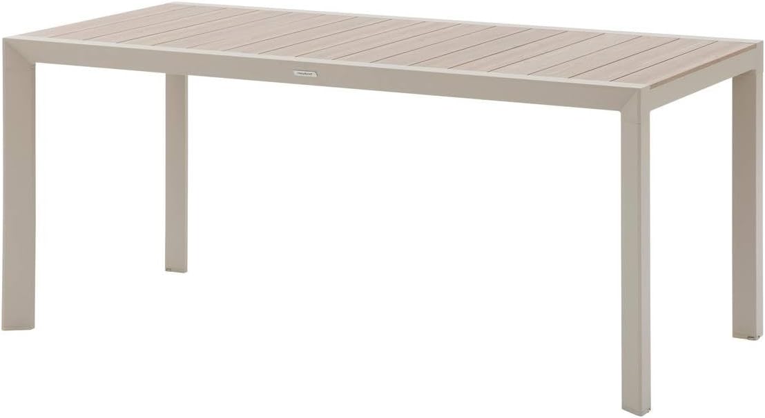 etevert - Evasion 6 places - aluminium effet bois lin et argile