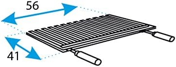 etevert - Barbecue inox avec grille fer - 71406
