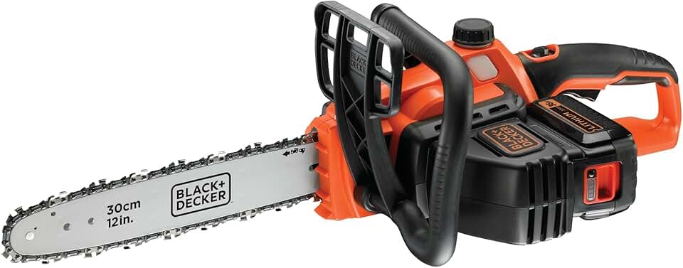 etevert - Tronçonneuse 36V 30cm, batterie 2Ah, lubrification auto, tendeur sans outil - GKC3630L20-QW