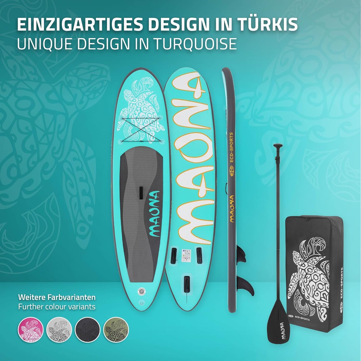 etevert - Stand Up Paddle Gonflable - 305/308/320/380 cm - PVC 120/150 kg 10/15 cm
