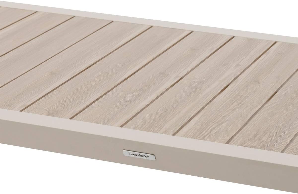 etevert - Evasion 6 places - aluminium effet bois lin et argile