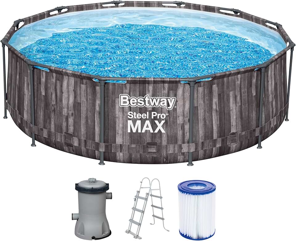 etevert Basen stelażowy Steel Pro Max 366cm 16w1 (5614X)