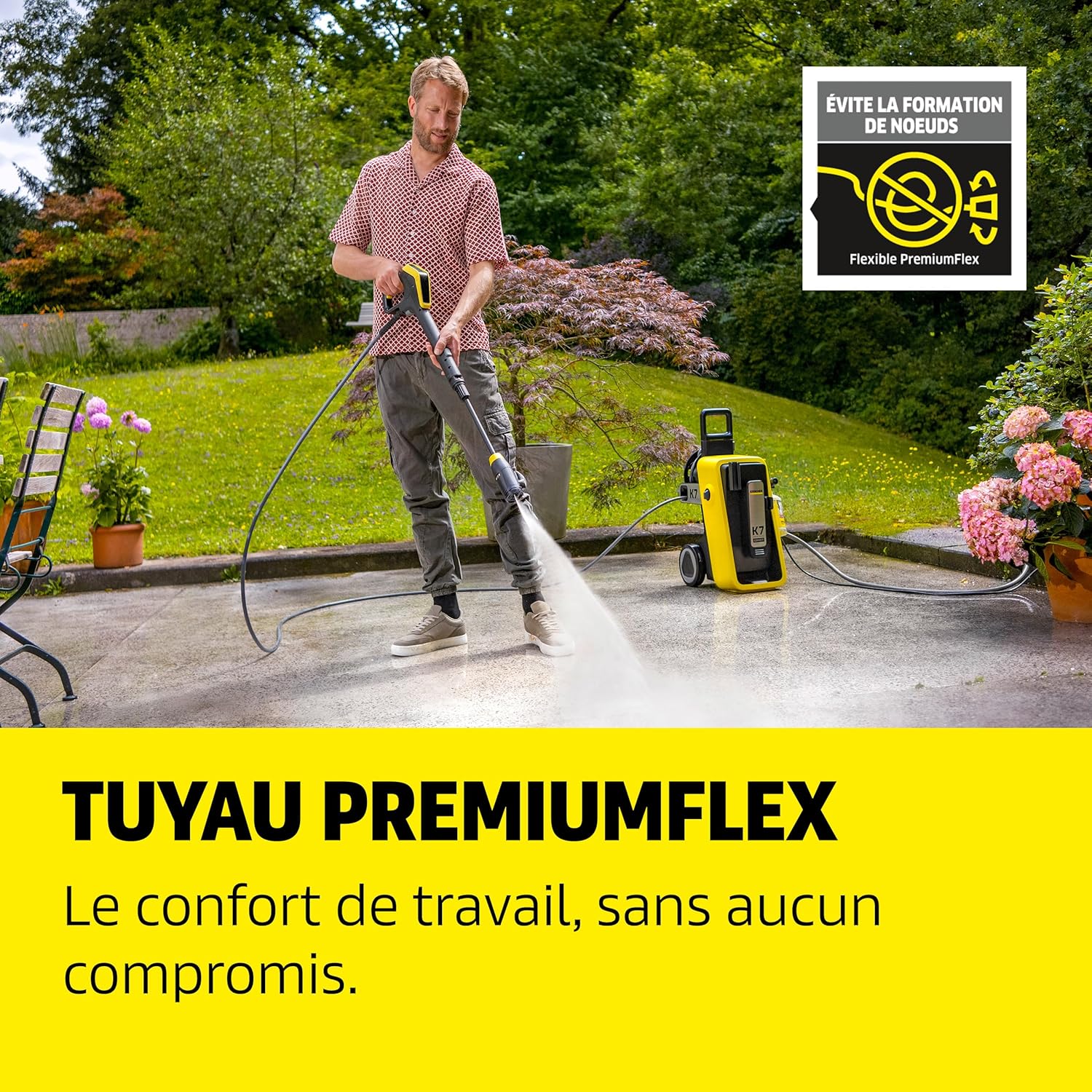 etevert - K 7 Premium Connect - 180 bar, 600 l/h, enrouleur, Home Kit