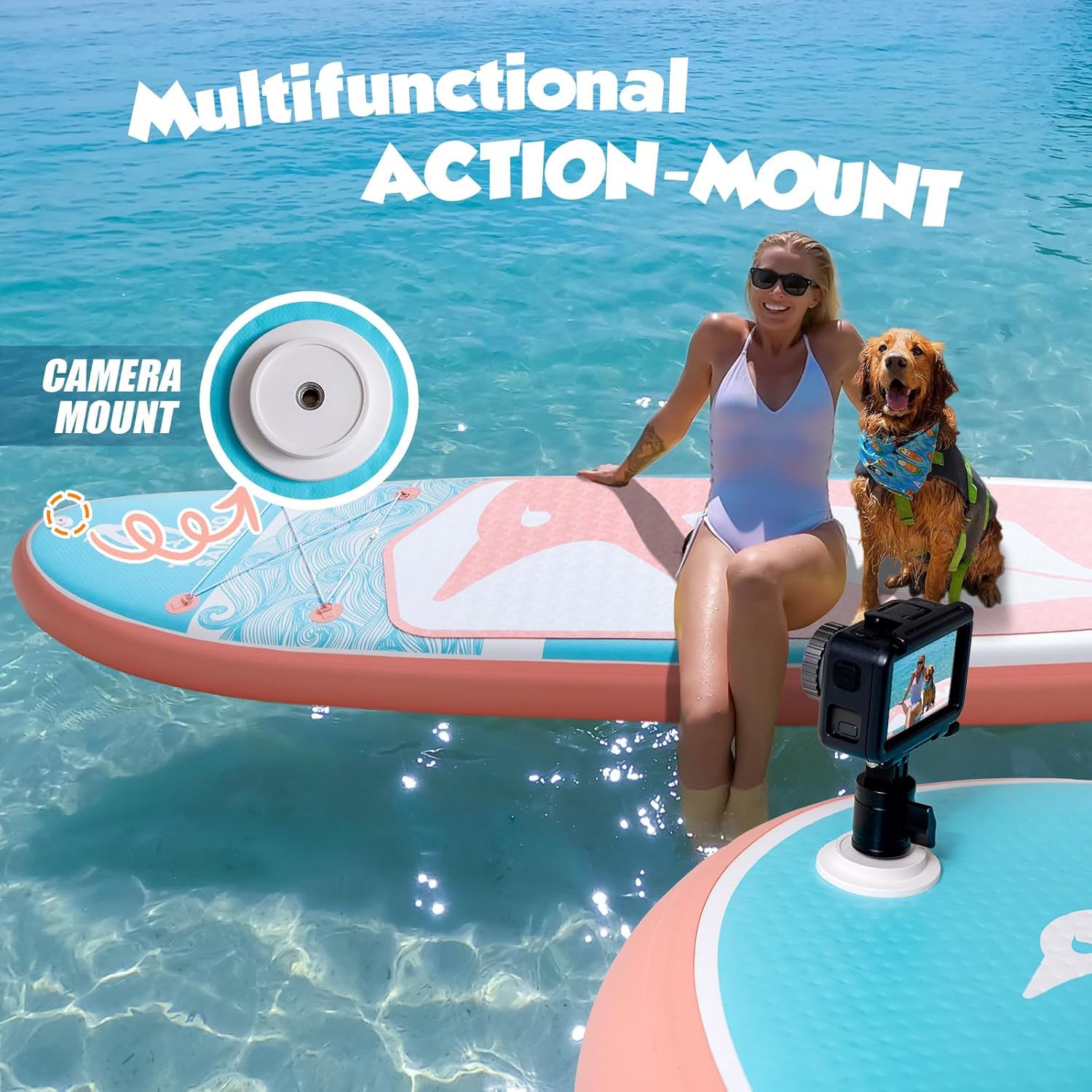 etevert - Paddle Gonflable Adulte - SUP 320 cm - avec accessoires complets