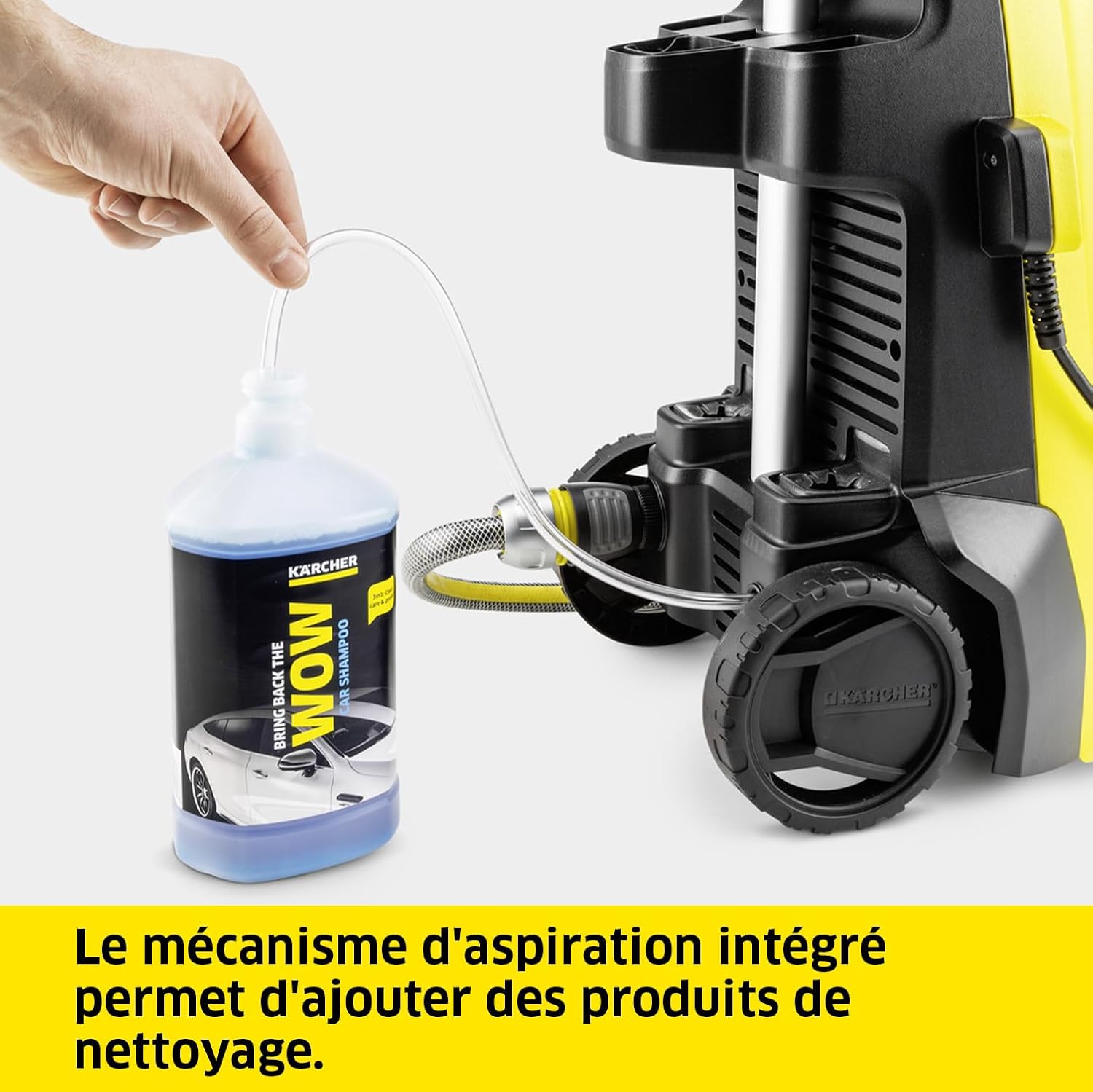 etevert Nettoyeur Haute Pression K 4 Classic Home, Pression : Max. 130 Bar, Débit : 420 l/h, Surface : 30 m²/h, Filtre à Eau, Poids : 4,6kg, Pistolet Haute Pression, Rotabuse, Lance, Home Kit
