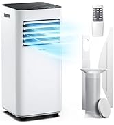 etevert Climatiseur Mobile 7000 BTU, Climatiseur 4 en 1, Déshumidificateur, Ventilateur et Mod...