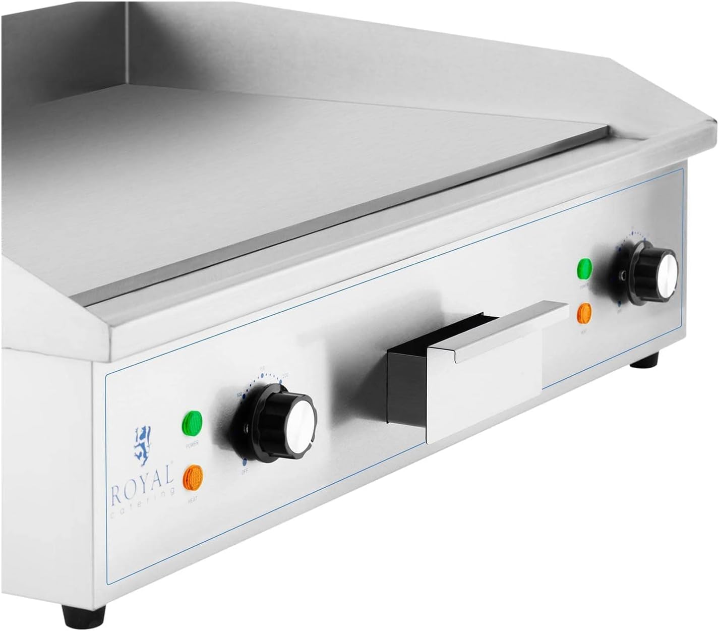 etevert - plancha électrique pro, 727x420mm, 4400W, cuisson, 74242