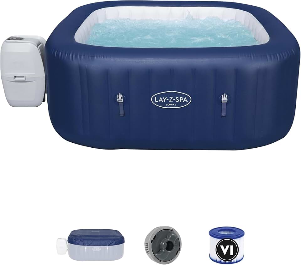 etevert - etevert Hawaii Airjet - 180x180x71cm - 4-6 personnes