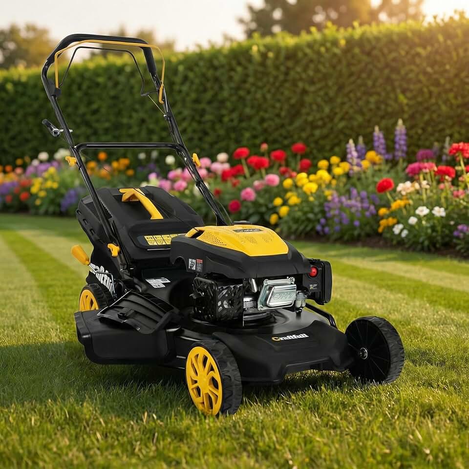 etevert - Tondeuse autotractée OHV 223cm³, 53cm, 7 réglages - CR-224-30