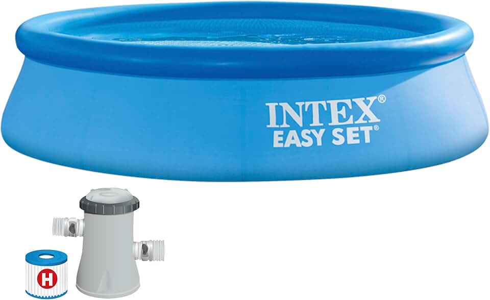etevert - Easy Set 28122NP - Piscine autoportée 3,05x0,76m, épurateur 1m3/h