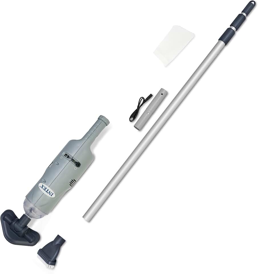 etevert - aspirateur à main rechargeable - gris - fonctionnalité pool cleaning - 28620EP