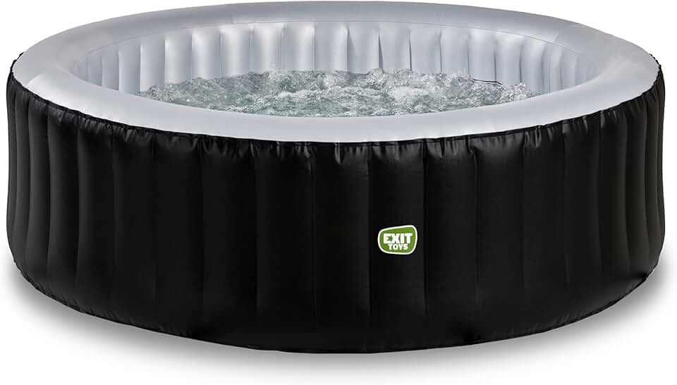 etevert - Silver Classic Spa - 204x65cm - 4 places, chauffage, 140 jets d'air, filtration