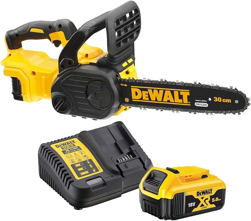 etevert - Tronçonneuse XR 18V brushless, 30cm coupe, compacte - DCM565P1-QW