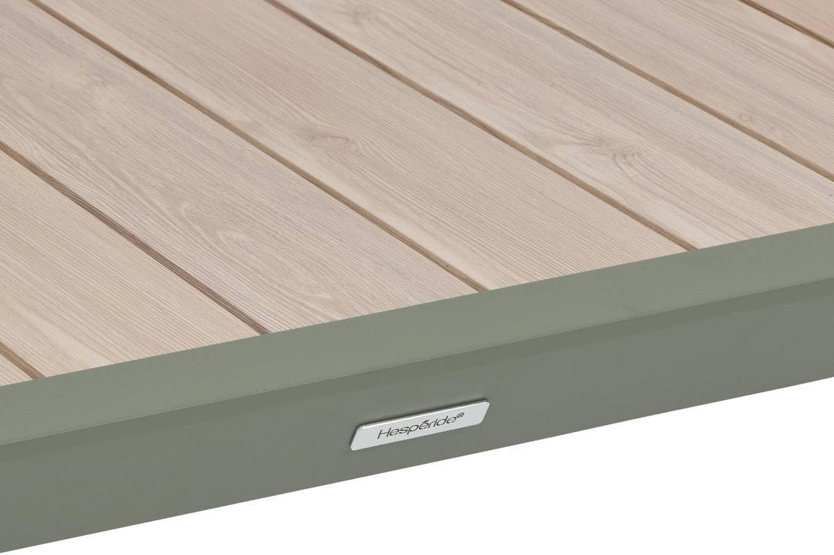 etevert - Table Evasion 6 places - 180x90 cm - alu beige lin/laurier