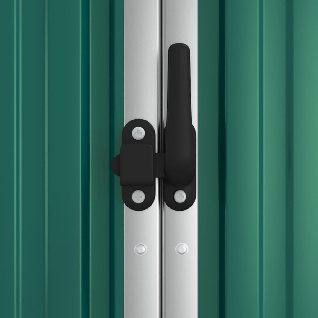 etevert Abri à Outils de Jardin Vert 161x89x161 cm Acier galvanisé, Maison & Jardin, Pelouses & Jardins, Vie en extérieur, Structures extérieures, Cabanes & abris de Jardin, Vert, (Poids 29.62KG)