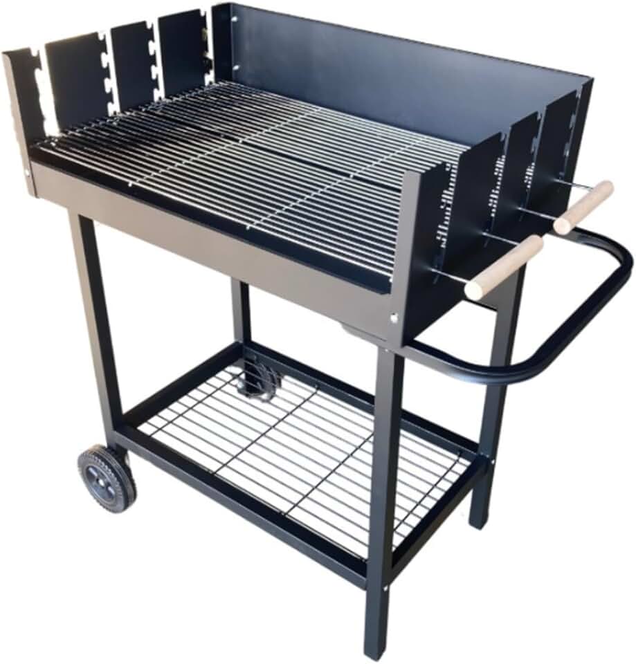 etevert - Serena - XXL - Barbecue charbon acier, grille réglable