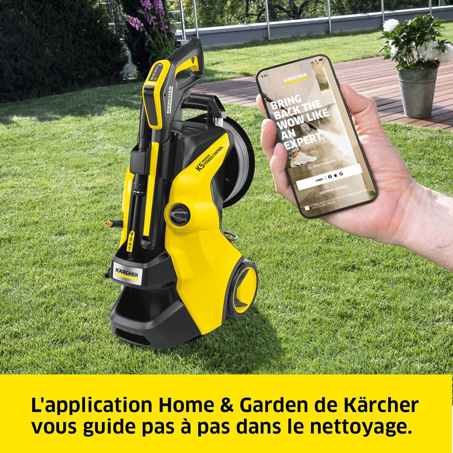 Karcher - K5 Premium Power Control Flex - haute pression, accessoires inclus