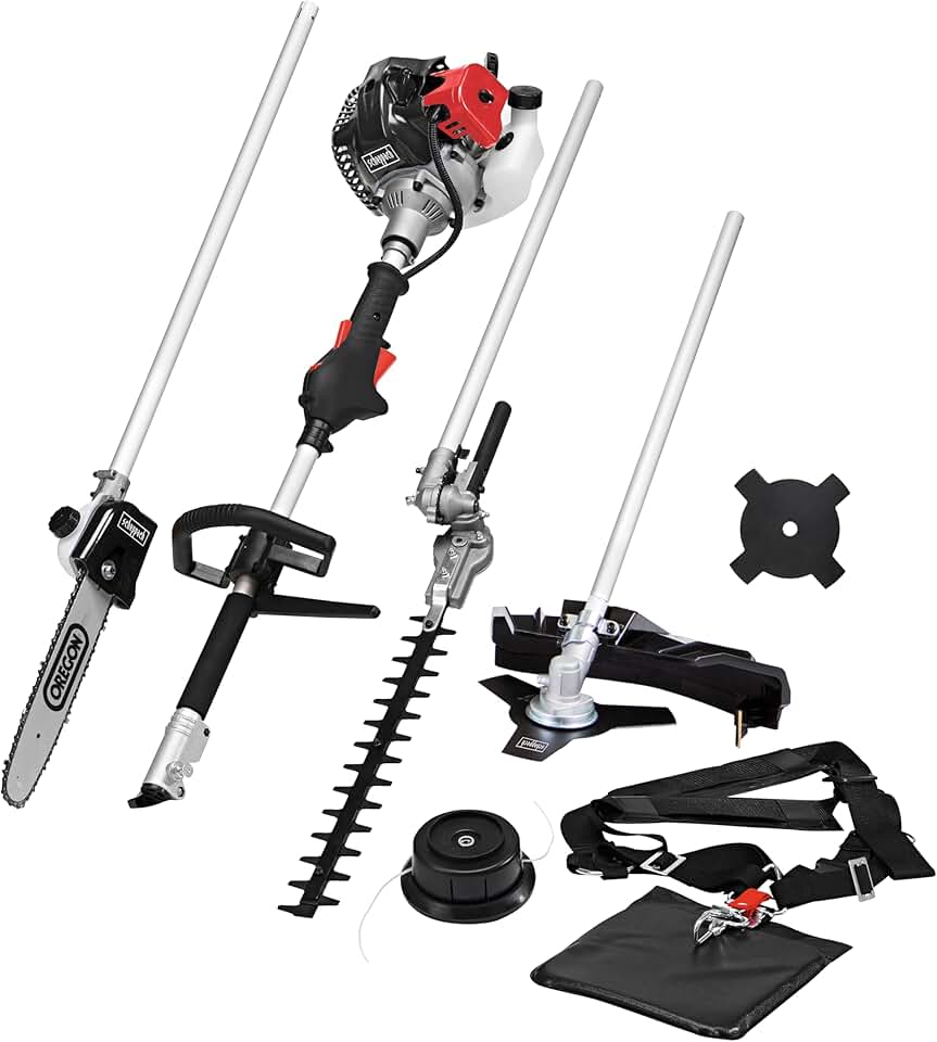 etevert - MT33P - 4en1 thermique, 2 temps, 1,22 CV, accessoires inclus MT33P