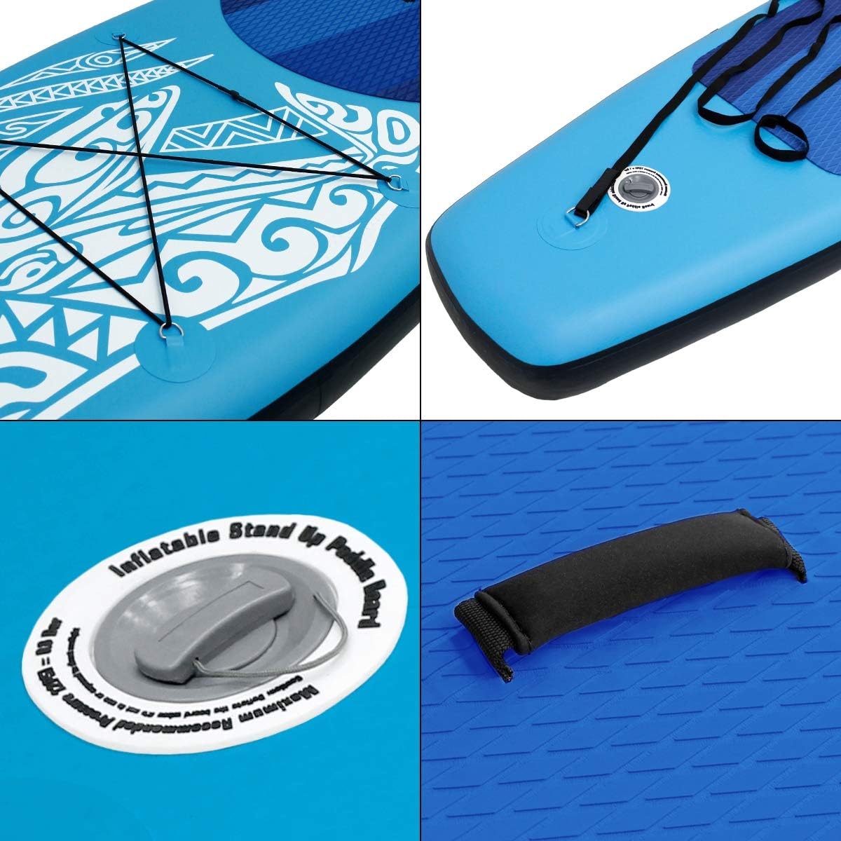 etevert - Stand Up Paddle gonflable - 305/308/320/380 cm - PVC, 120/150 kg, 10/15 cm