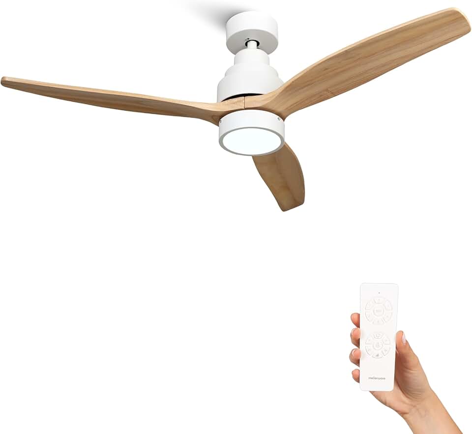 etevert - Brizy! Bright - 132cm - 45W, télécommande, LED, 6 vitesses
