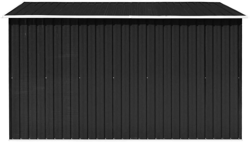 etevert Abri de Jardin 257x298x178 cm Métal Anthracite,Maison & Jardin, Pelouses & Jardins, Vie en extérieur, Structures extérieures, Cabanes & abris de Jardin, Anthracite (Poids 72.36KG)