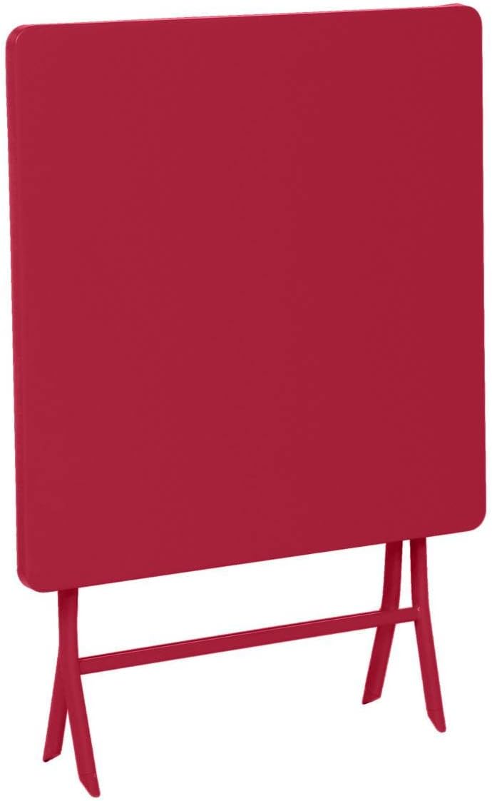 etevert - Greensboro - 2 places 70x70 cm - table de jardin pliante acier renforcé