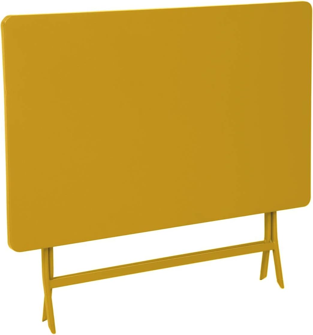 etevert - Greensboro - rectangulaire pliante 4 places - acier epoxy antirouille