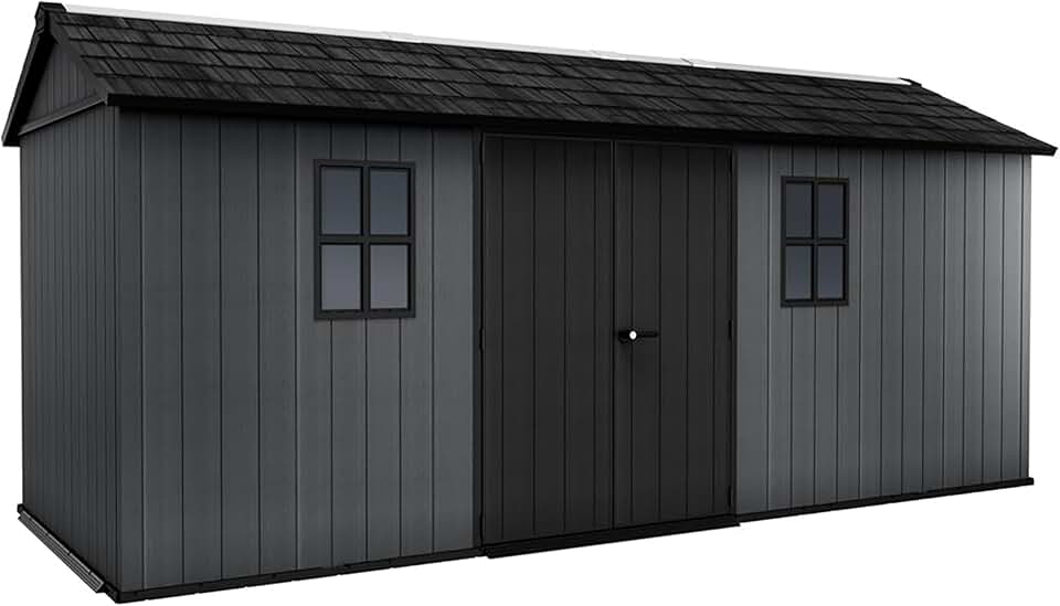 etevert - Newton Plus - 11,2 m² abri jardin bois gris 1775
