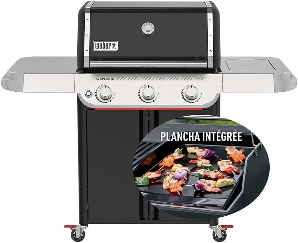 etevert - Genesis E-315W - barbecue gaz plancha - 3 brûleurs puissants