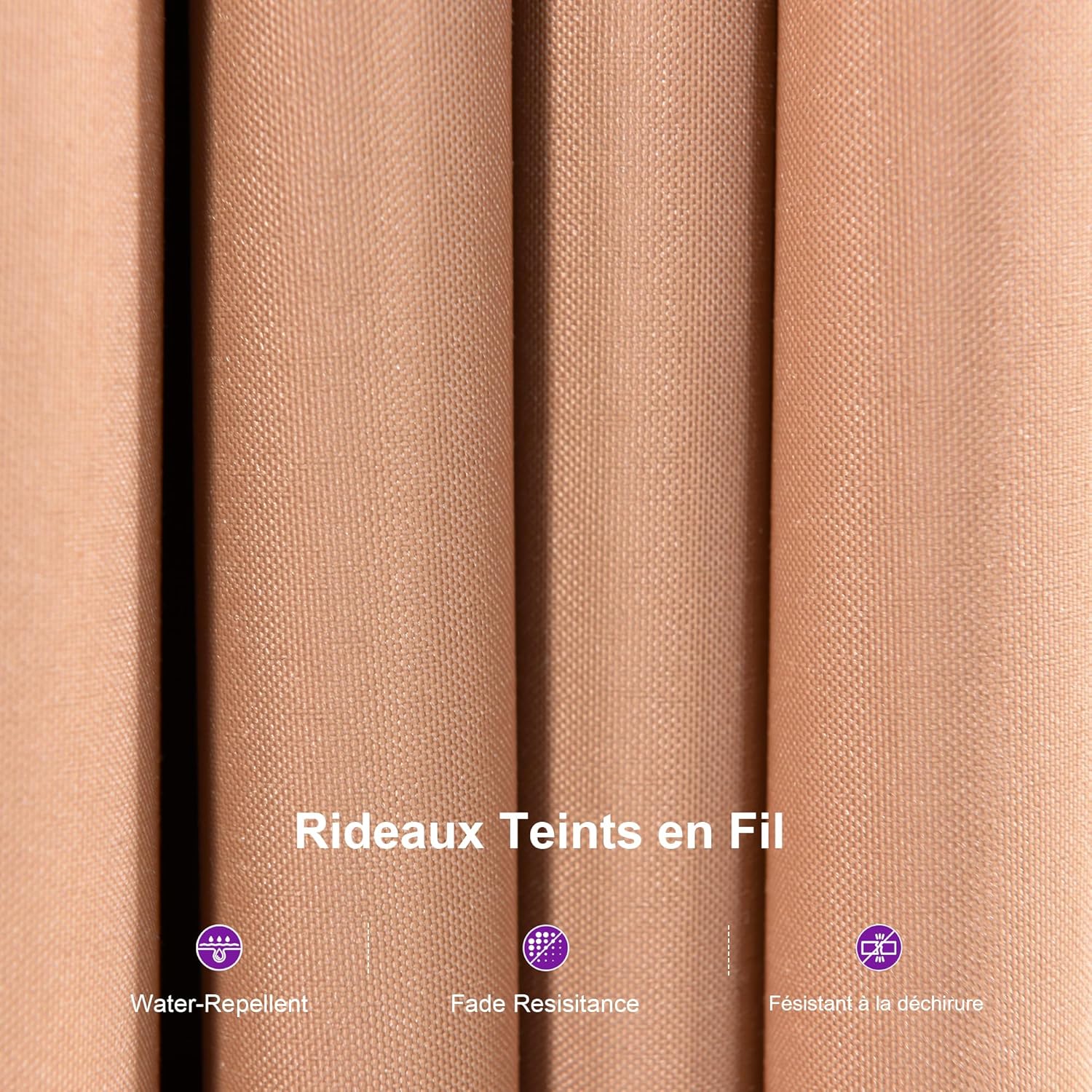 etevert - Tonnelle de Jardin 4,25x3m - Acier galvanisé, moustiquaire, rideaux, gouttière, poteaux renforcés, bronze 