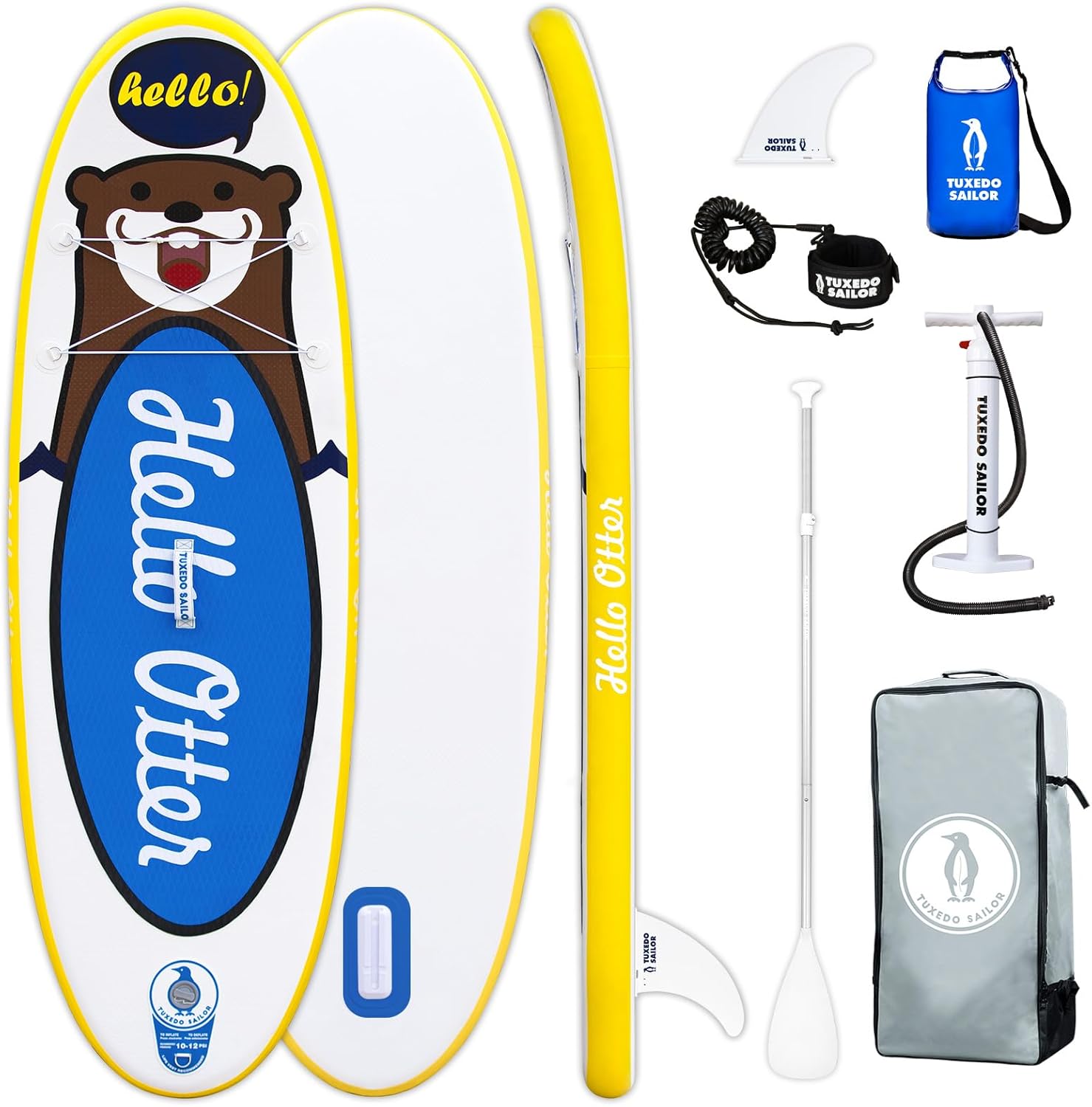 etevert - planche SUP adulte gonflable, accessoires inclus, 320x81x15cm
