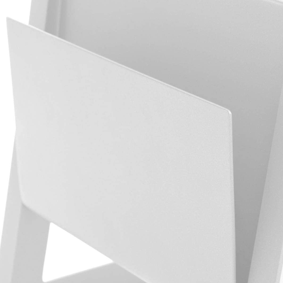 etevert - table d'appoint Allure - 50x50 cm - acier blanc