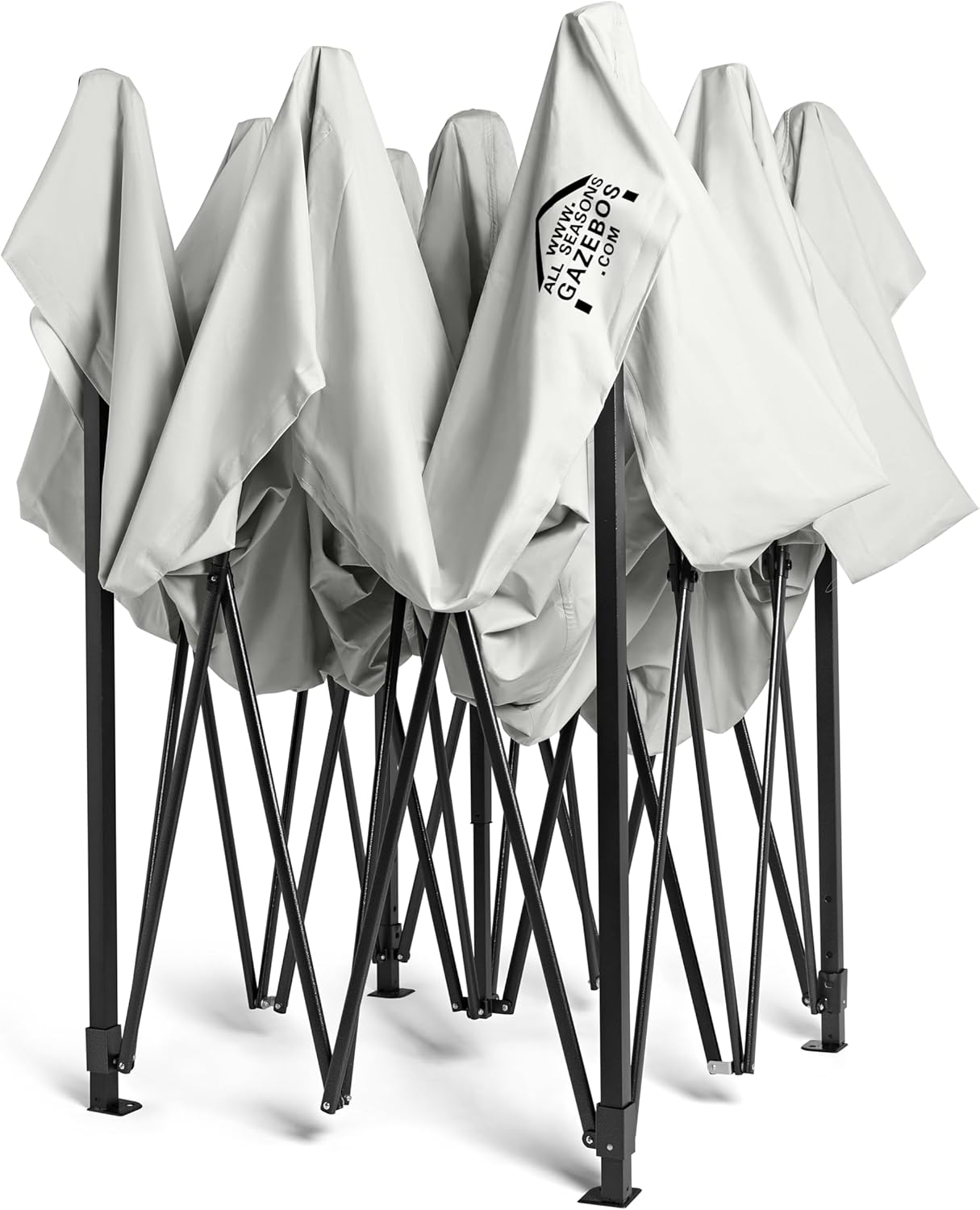 etevert - Pop-up tonnelle série 3x3m - blanche, 100% imperméable