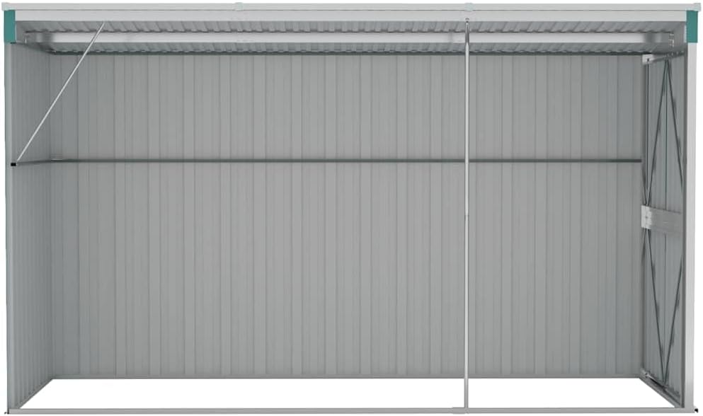 etevert Abri de Jardin Mural Vert 118x288x178 cm 