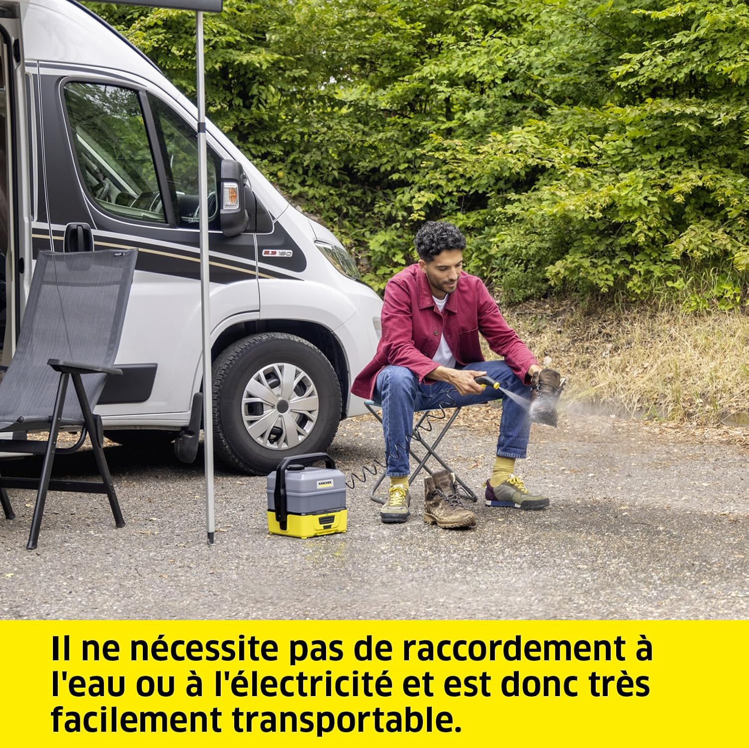 etevert - OC 3 Plus - 26x23x28 cm - nettoyeur mobile, 7L, 2.3kg, batterie Li-Ion