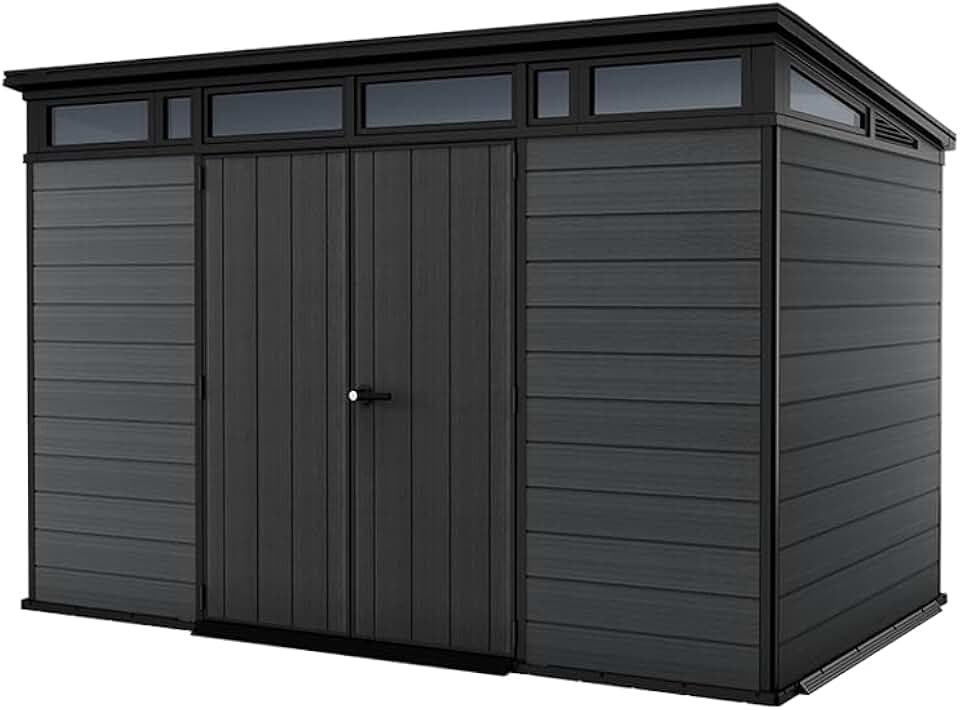 etevert - Abri de jardin Cortina - 7,15 m² - structure résistante