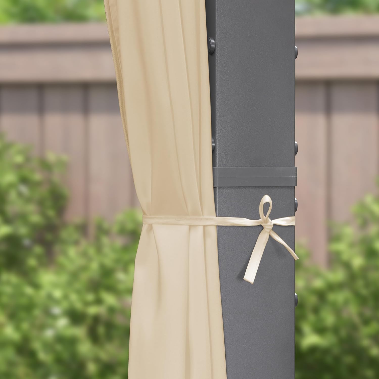 etevert - Pergola aluminium série Rideau - 4x3m toit coulissant extérieur