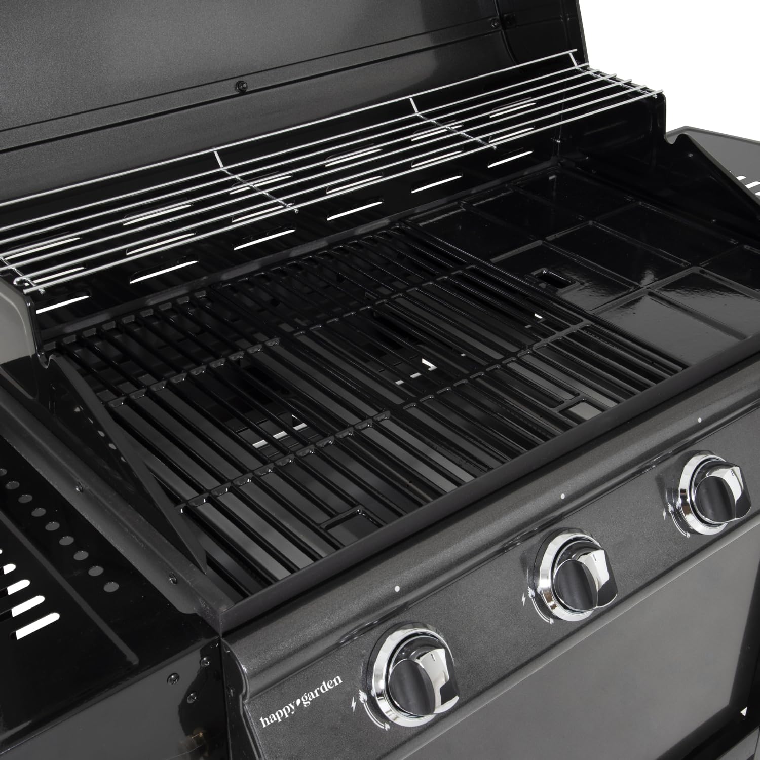 etevert - Barbecue gaz RENO - 4 brûleurs 14kW avec thermomètre
